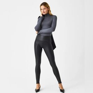 Spanx Faux Leather Leggings sz 1X